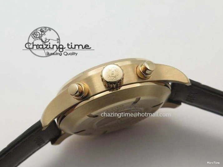 MIROTIME 0208 Pilot Chrono RG 3878 ZF Best Edition Grey Dial On Brown Leather Strap A UrbanChic 7330